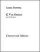 O Vos Omnes SATB choral sheet music cover